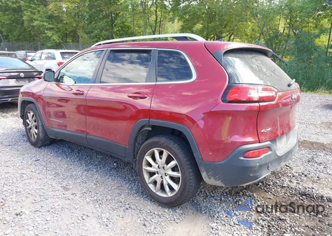 2016 Jeep Cherokee Limited z USA, uszkodzony, nr VIN 1C4PJMDB4GW178385